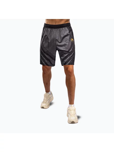Pantaloni scurți de antrenament pentru bărbați Venum Galactic Training black/gold negru