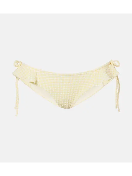 Bikini Montce cu volane galben
