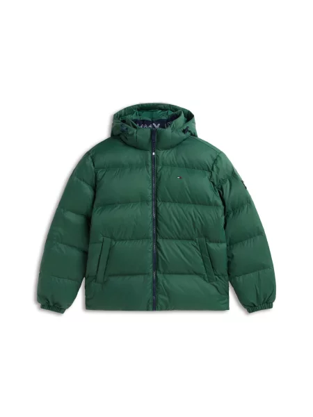 Tommy Jeans Geacă de iarnă ESSENTIAL' verde