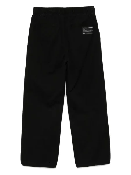 Pantaloni Izzue cu broderie negru