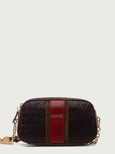 Liu Jo crossbody kabelka z imitace kůže hnědá
