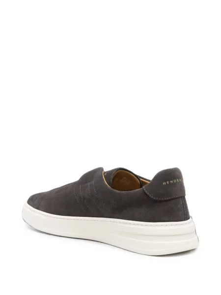 Κιλότα Henderson Baracco σουέτ slip-on γκρι