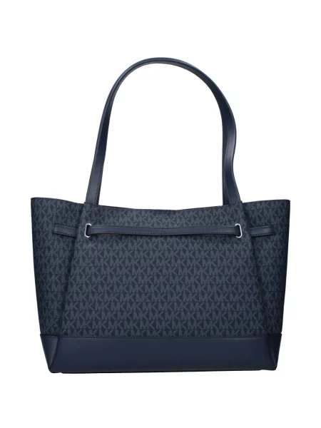 Geantă Michael Kors cu autograf albastru