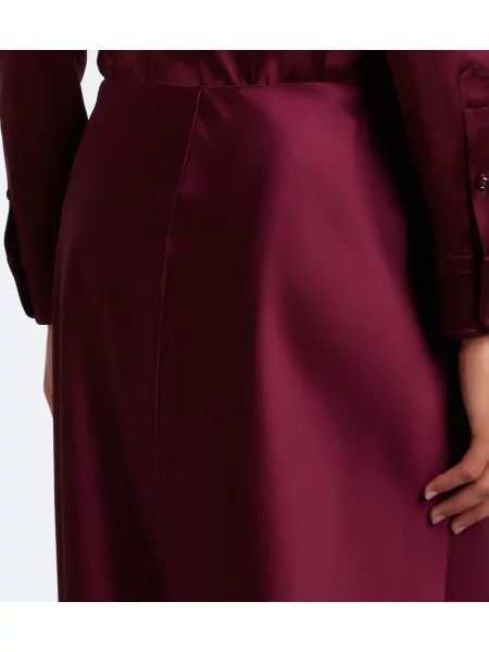 Fusta maxi Ralph Lauren Collection din satin