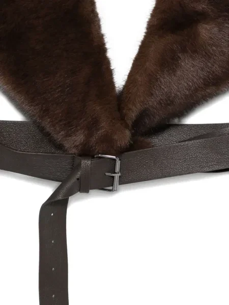 Curea P.a.r.o.s.h. din piele maro