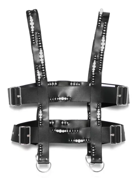 Kamizelka Noir Kei Ninomiya skórzana czarna