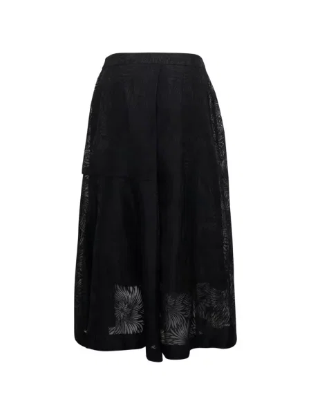 Fustă midi 3.1 Phillip Lim din organza negru