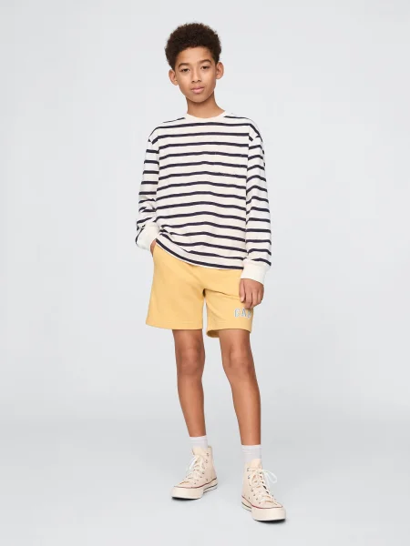 Gap Pantaloni scurți sport Galben alb