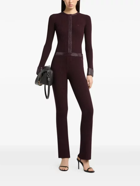 Cardigan Courreges tricotate roșu