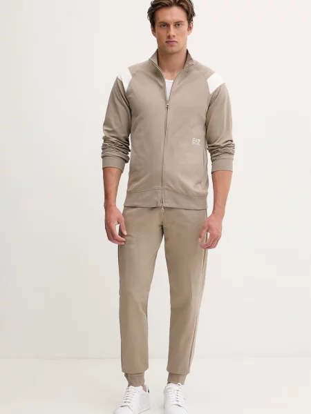 Emporio Armani compleu de trening pentru bărbați maro