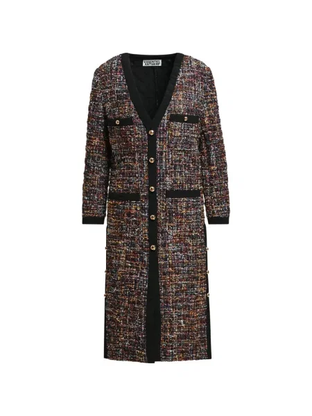 Palton Essentiel Antwerp tricotate negru