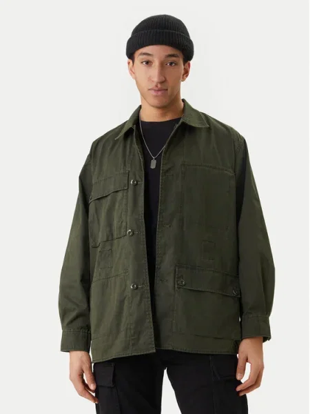 G-Star Raw Átmeneti kabát Oversize zöld