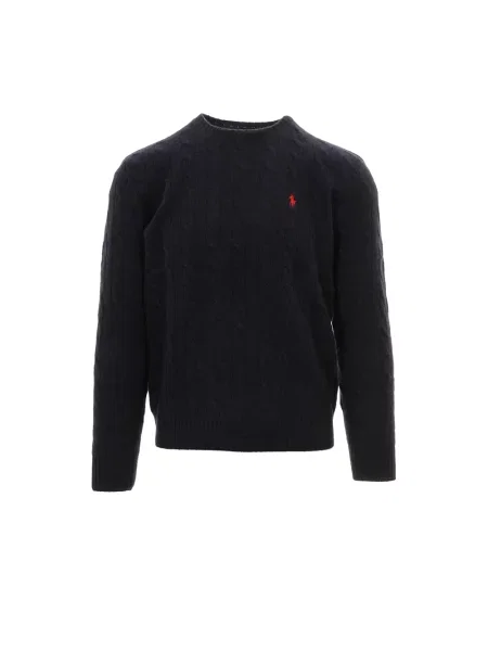 Sweter Ralph Lauren wełniany niebieski