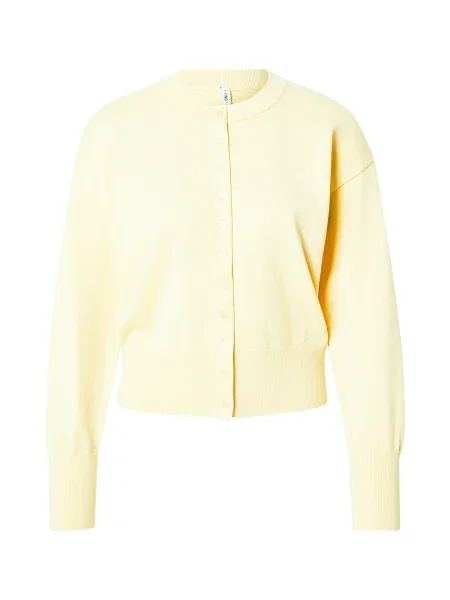 ONLY Geacă tricotată ONLMio deschis galben