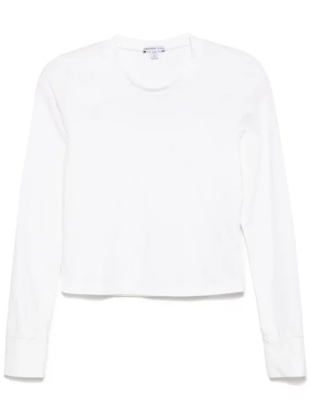 Decupat tricou James Perse alb