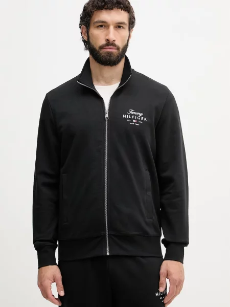 Tommy Hilfiger hanorac cu pentru femei din negru