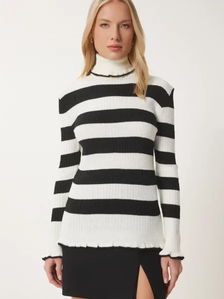 Pulover Happiness İstanbul negru