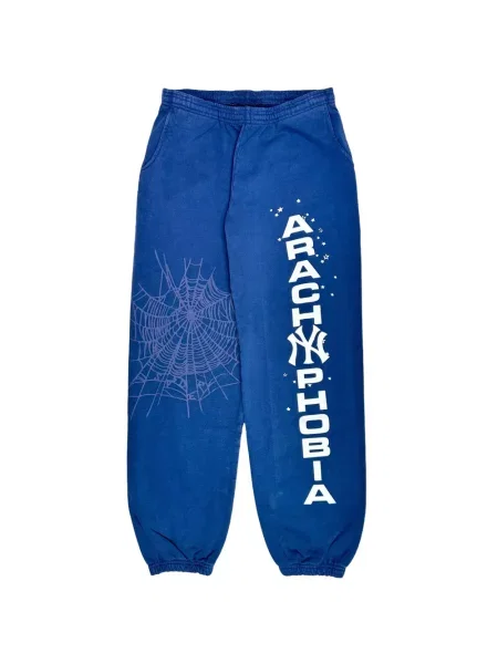 Pantaloni Sp5der alergare albastru
