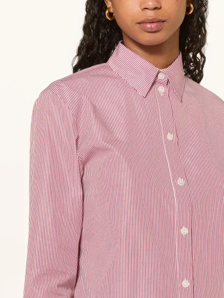 Mm By Max Mara Košile Panfilo tmavě červená bílá