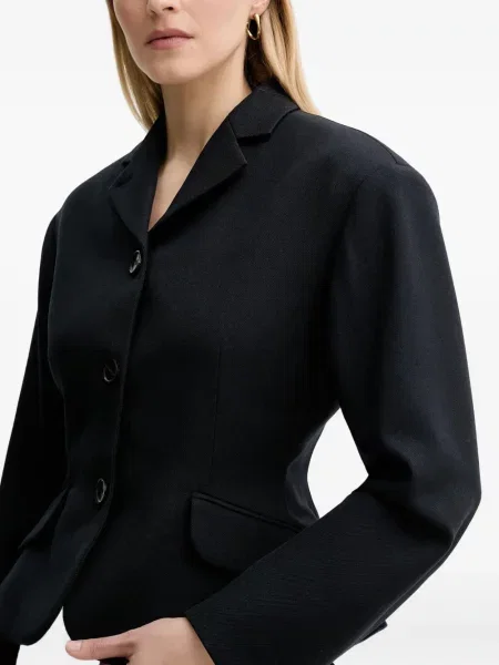 Cu peplum bluză Bally albastru
