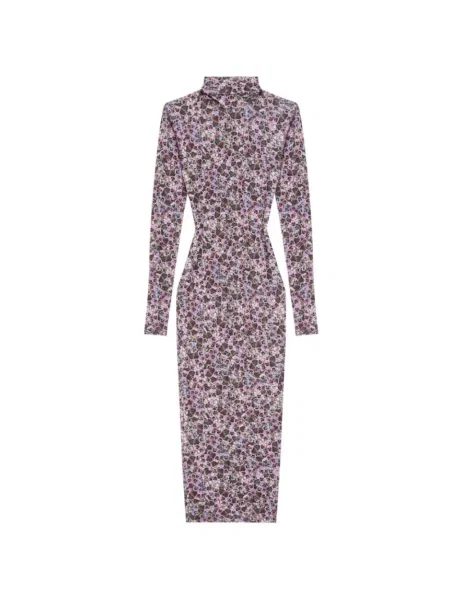Sukienka Isabel Marant fioletowa