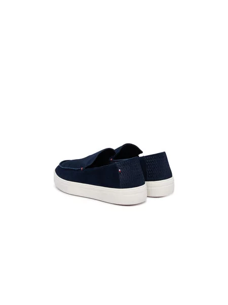 Zomšinės loaferiai Tommy Hilfiger mėlyna
