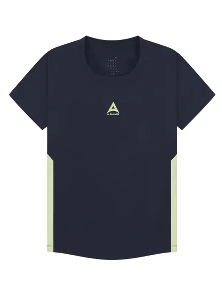 A-Game Tricou funcțional Essential marin / verde limetă albastru