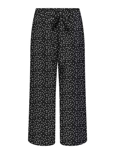 ONLY Pantaloni ONLNOVA negru alb
