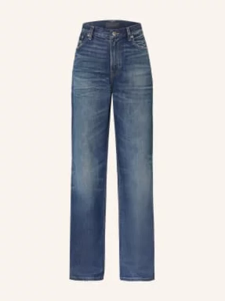 Haikure Jeansy Flared Korea blau