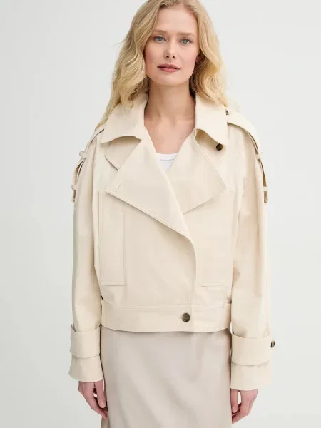 A.L.C. trenci scurt Miles femei de tranzitie bej