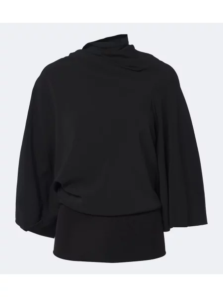 Top Rick Owens drapat negru