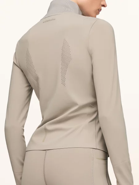 Adidas Tréninková Bunda světle hnědá