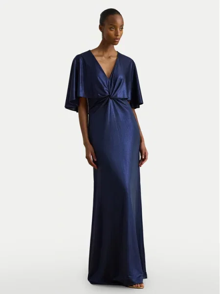 Skaidrus kostiumas vakarinė suknelė Lauren Ralph Lauren mėlyna