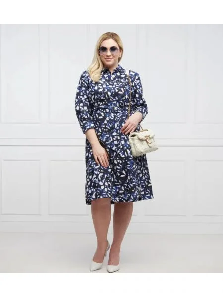 Persona by Marina Rinaldi Ruha DOC Plus size len hozzáadásával kék