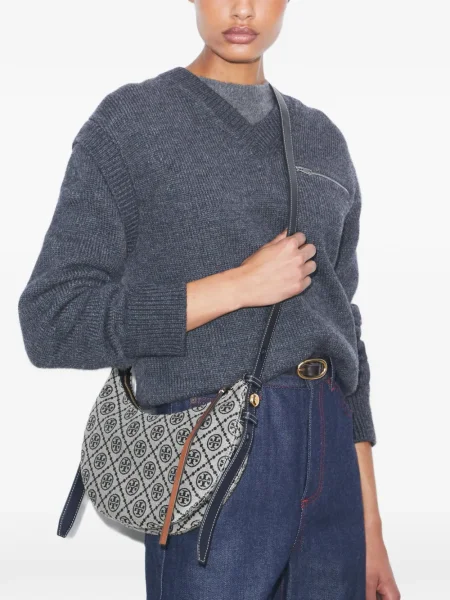 Geantă Tory Burch gri