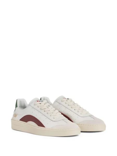 Sneakerși Dsquared2 din piele alb