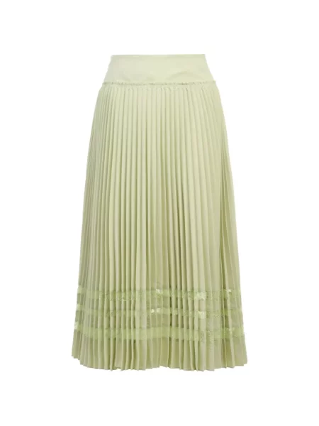 Fustă midi 3.1 Phillip Lim din dantelă verde