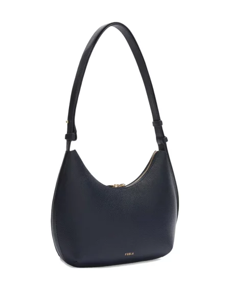 Geanta de piele Furla din piele albastru