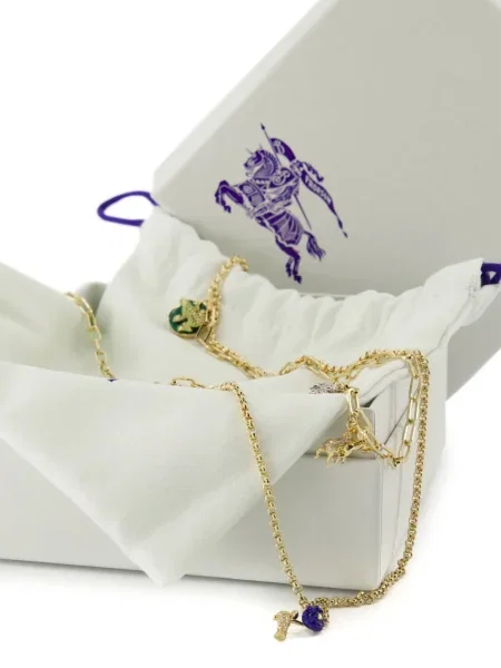 Colier Burberry galben