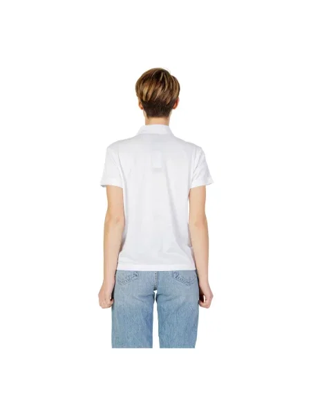 Polo Blauer z krótkim rękawem białe