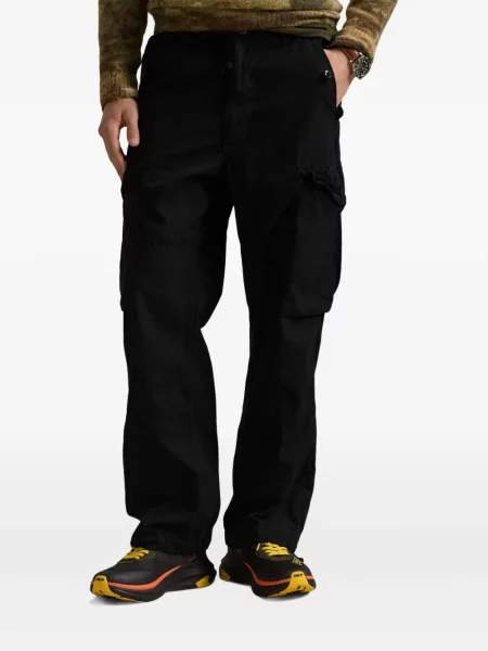 Fular Polo Ralph Lauren plisat tricotate cu imagine albastru
