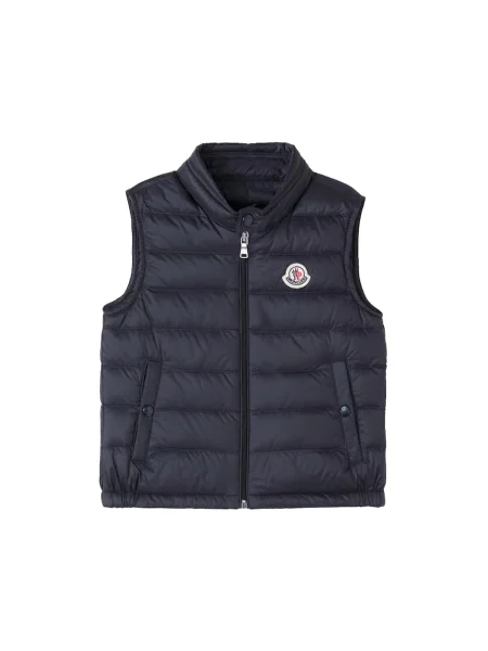 Gyerek pehelymellény Moncler Enfant kék