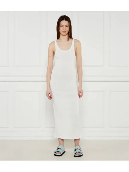 Calvin Klein Jeans Rochie alb
