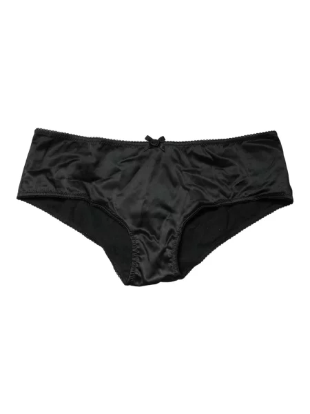Jedwabne majtki briefs Dolce And Gabbana czarne