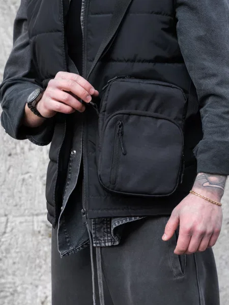 Сумка через плечо Without черная