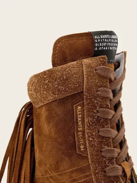 Замшеві кросівки AllSaints Louise Fringe Ht