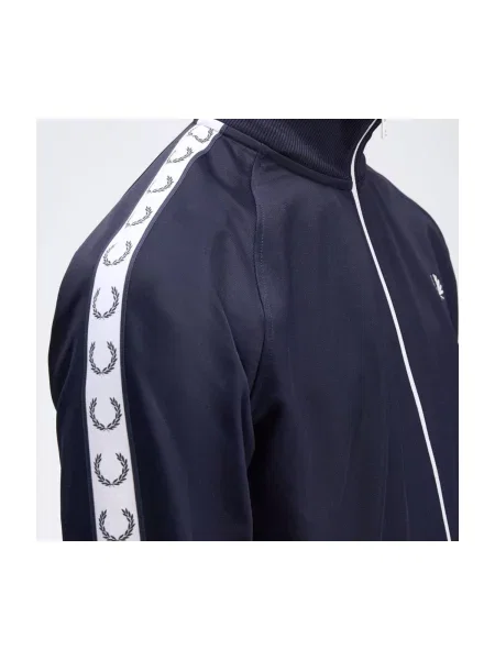 Jacheta FRED PERRY Taped Track Jacket Carbon Blue M albastru