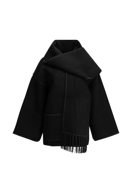 Geacă Toteme cu broderie negru