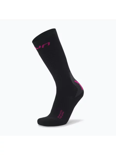 Șosete de schi pentru femei UYN Ski One Alpine Merino black/pink negru