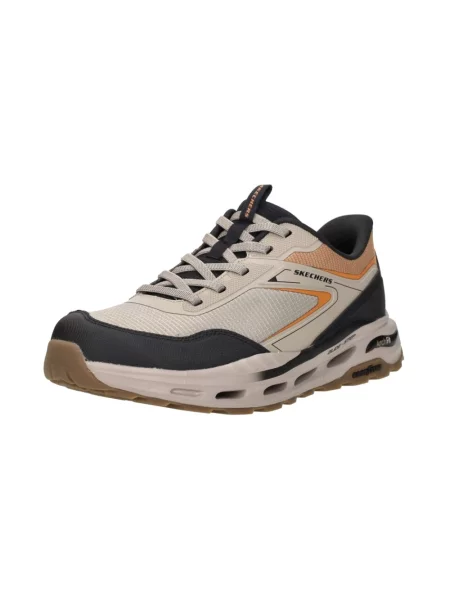 Sneakersy Skechers skórzane beżowe